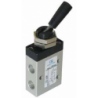 Ventil manual 3/2, alimentare aer G1/8, bistabil