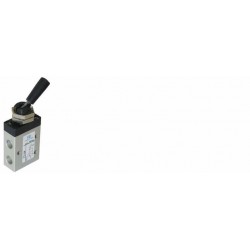 Ventil manual 3/2, alimentare aer G1/8, bistabil