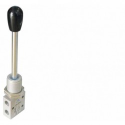 Ventil manual 3/2,alimentare aer G1/8, maneta omnidirectionala