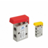 Ventil manual 3/2, alimentare aer G1/8,cu parghie