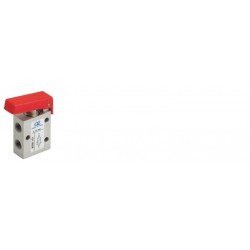 Ventil manual 3/2, alimentare aer G1/8,cu parghie