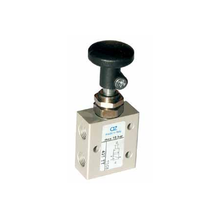 Ventil manual 3/2,alimentare aer G1/8, revenire arc