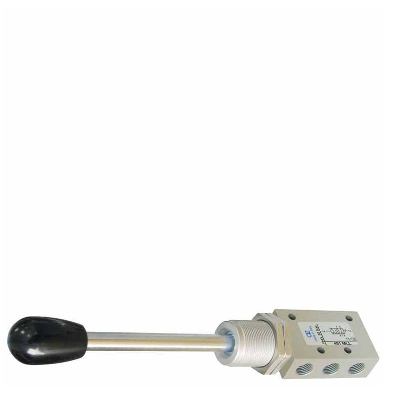 Ventil manual 5/2, alimentare aer G1/8, maneta omnidirectionala