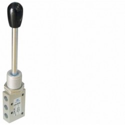 Ventil manual 5/2, alimentare aer G1/8, maneta omnidirectionala