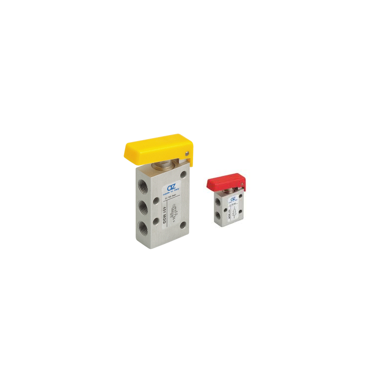Ventil manual 5/2, alimentare aer G1/8, actionare maneta