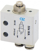 Microvalva 3/2 NC push-in tub Ø4