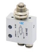 Microvalva 2/2 NC push-in tub Ø4